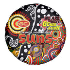 Suns AFL Celebrating 50 Years of Naidoc Spare Tire Cover NAIDOC Week 2025 Aboriginal