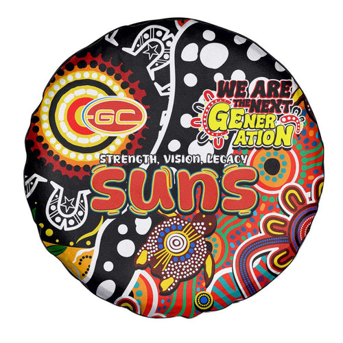 Suns AFL Celebrating 50 Years of Naidoc Spare Tire Cover NAIDOC Week 2025 Aboriginal