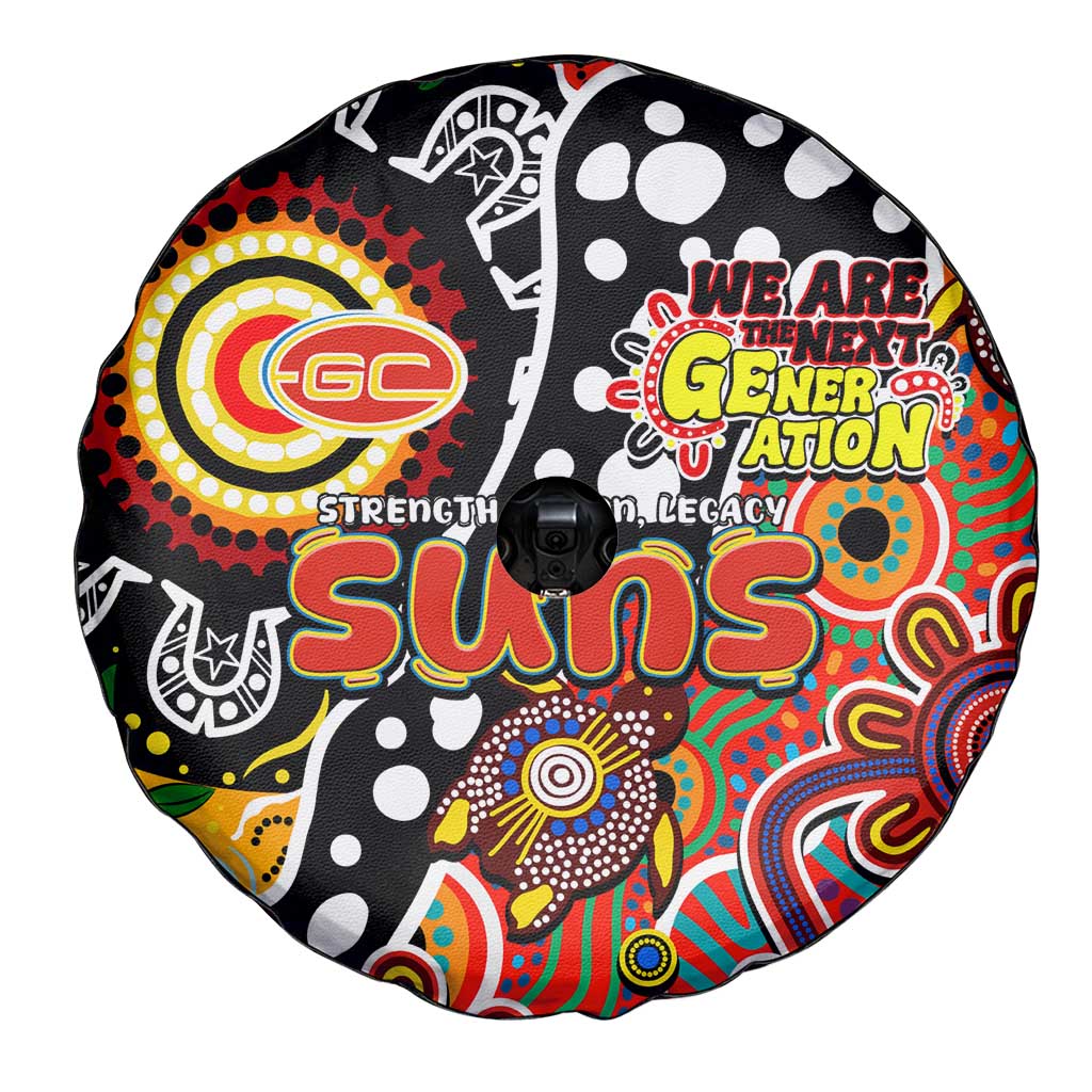 Suns AFL Celebrating 50 Years of Naidoc Spare Tire Cover NAIDOC Week 2025 Aboriginal