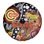 Suns AFL Celebrating 50 Years of Naidoc Spare Tire Cover NAIDOC Week 2025 Aboriginal