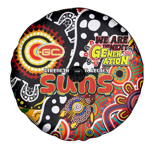 Suns AFL Celebrating 50 Years of Naidoc Spare Tire Cover NAIDOC Week 2025 Aboriginal