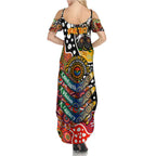 Personalised Suns AFL Celebrating 50 Years of Naidoc Summer Maxi Dress NAIDOC Week 2025 Aboriginal