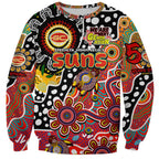 Personalised Suns AFL Celebrating 50 Years of Naidoc Sweatshirt NAIDOC Week 2025 Aboriginal