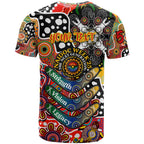 Personalised Suns AFL Celebrating 50 Years of Naidoc T Shirt NAIDOC Week 2025 Aboriginal