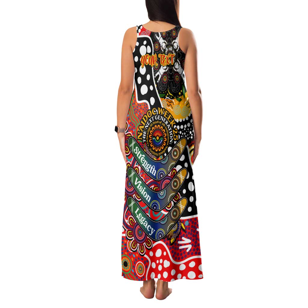 Personalised Suns AFL Celebrating 50 Years of Naidoc Tank Maxi Dress NAIDOC Week 2025 Aboriginal