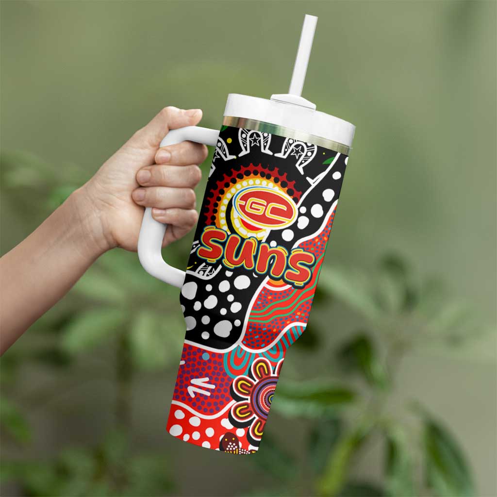 Suns AFL Celebrating 50 Years of Naidoc Tumbler With Handle NAIDOC Week 2025 Aboriginal