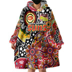 Personalised Suns AFL Celebrating 50 Years of Naidoc Wearable Blanket Hoodie NAIDOC Week 2025 Aboriginal