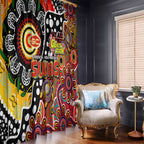 Suns AFL Celebrating 50 Years of Naidoc Window Curtain NAIDOC Week 2025 Aboriginal