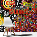 Suns AFL Celebrating 50 Years of Naidoc Window Curtain NAIDOC Week 2025 Aboriginal