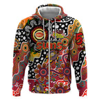 Personalised Suns AFL Celebrating 50 Years of Naidoc Zip Hoodie NAIDOC Week 2025 Aboriginal