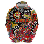Personalised Suns AFL Celebrating 50 Years of Naidoc Zip Hoodie NAIDOC Week 2025 Aboriginal