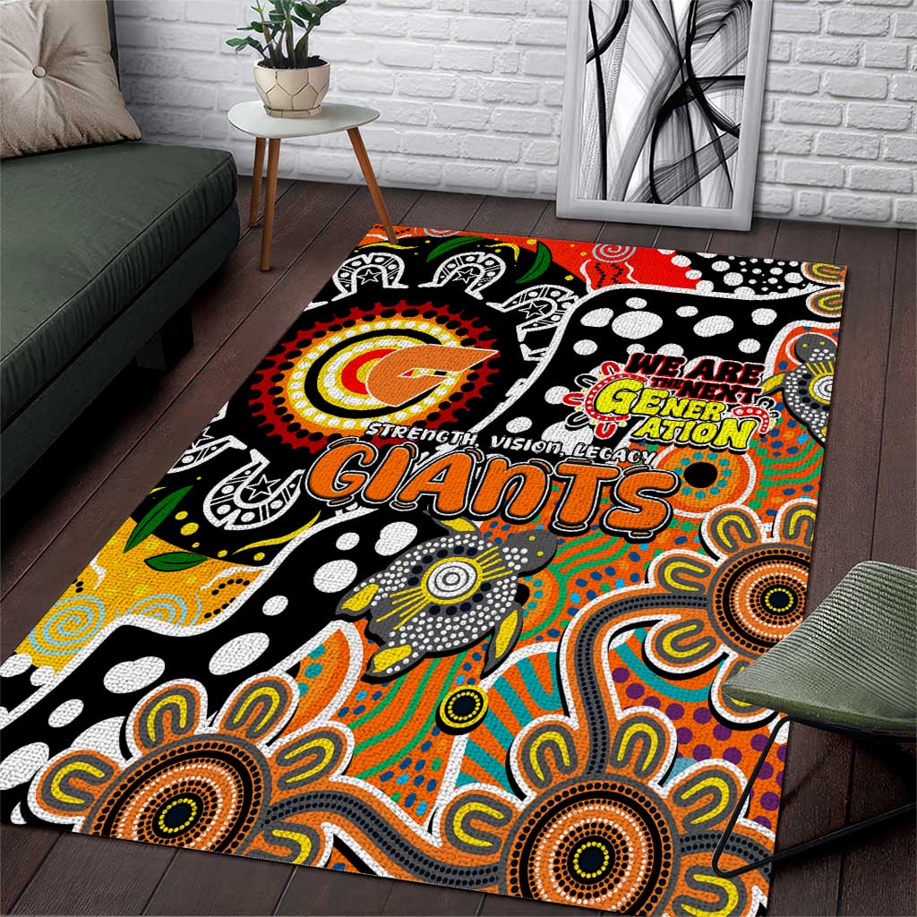 Giants AFL Celebrating 50 Years of Naidoc Area Rug NAIDOC Week 2025 Aboriginal