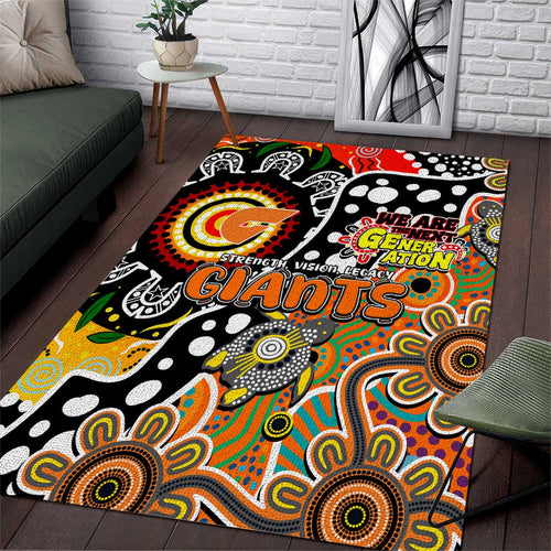 Giants AFL Celebrating 50 Years of Naidoc Area Rug NAIDOC Week 2025 Aboriginal