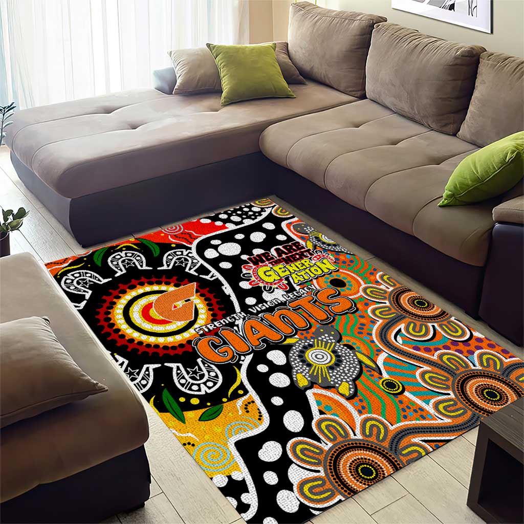 Giants AFL Celebrating 50 Years of Naidoc Area Rug NAIDOC Week 2025 Aboriginal