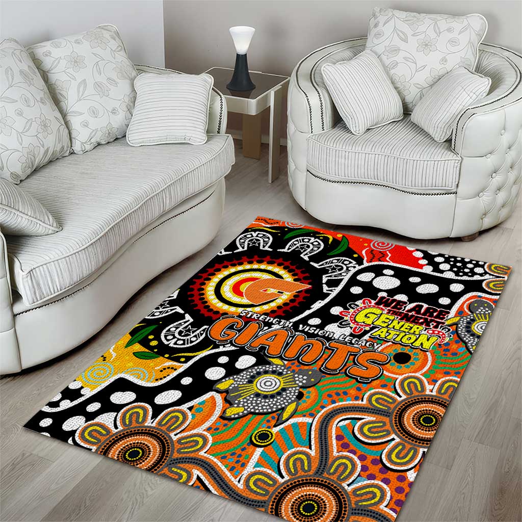 Giants AFL Celebrating 50 Years of Naidoc Area Rug NAIDOC Week 2025 Aboriginal