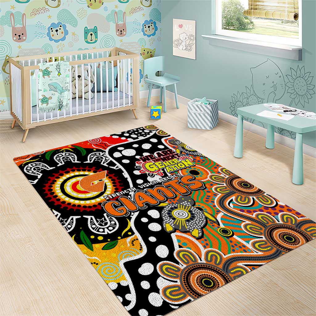Giants AFL Celebrating 50 Years of Naidoc Area Rug NAIDOC Week 2025 Aboriginal