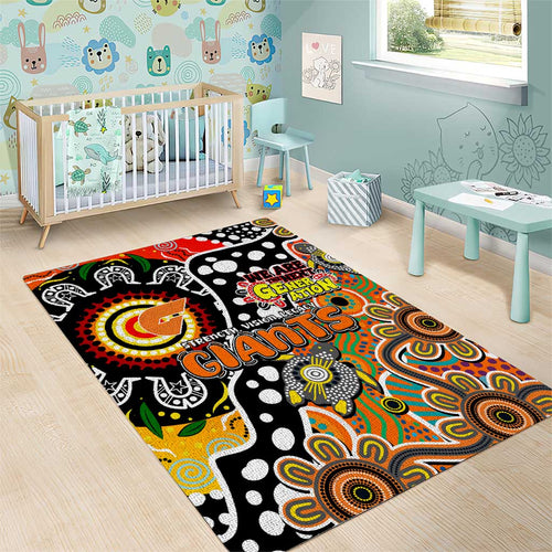 Giants AFL Celebrating 50 Years of Naidoc Area Rug NAIDOC Week 2025 Aboriginal