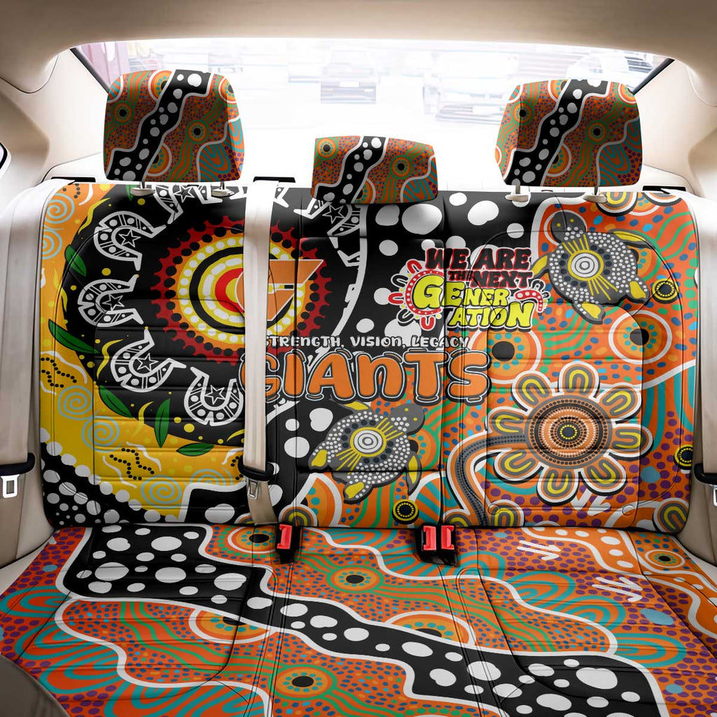 Giants AFL Celebrating 50 Years of Naidoc Back Car Seat Cover NAIDOC Week 2025 Aboriginal
