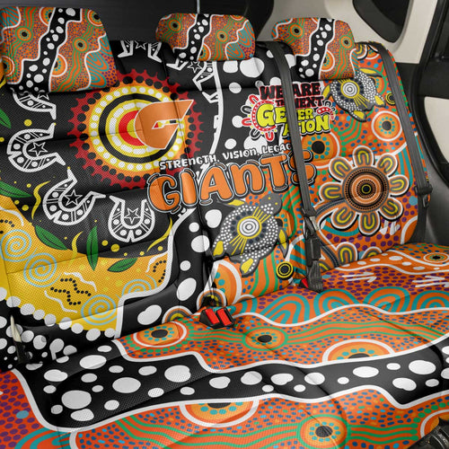 Giants AFL Celebrating 50 Years of Naidoc Back Car Seat Cover NAIDOC Week 2025 Aboriginal