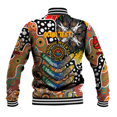 Personalised Giants AFL Celebrating 50 Years of Naidoc Baseball Jacket NAIDOC Week 2025 Aboriginal