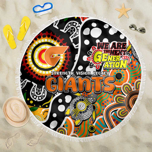 Giants AFL Celebrating 50 Years of Naidoc Beach Blanket NAIDOC Week 2025 Aboriginal