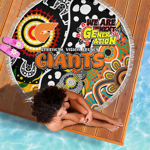 Giants AFL Celebrating 50 Years of Naidoc Beach Blanket NAIDOC Week 2025 Aboriginal