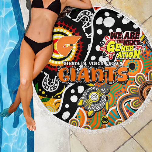 Giants AFL Celebrating 50 Years of Naidoc Beach Blanket NAIDOC Week 2025 Aboriginal