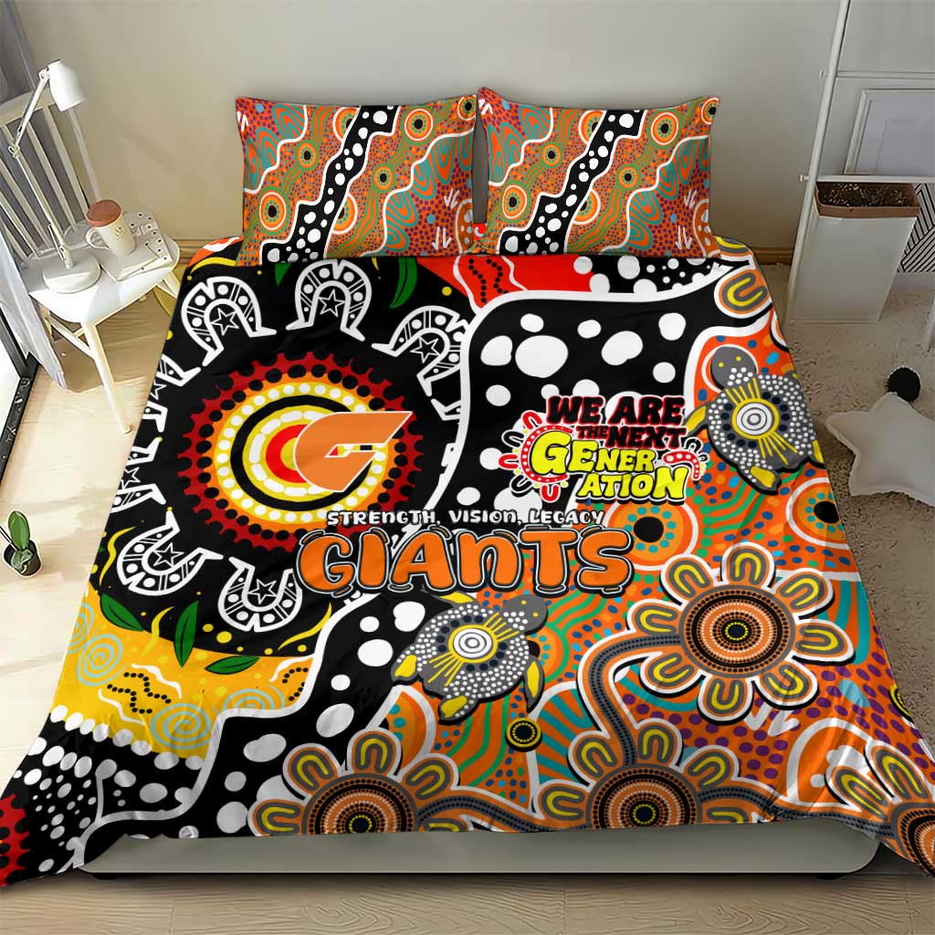 Giants AFL Celebrating 50 Years of Naidoc Bedding Set NAIDOC Week 2025 Aboriginal
