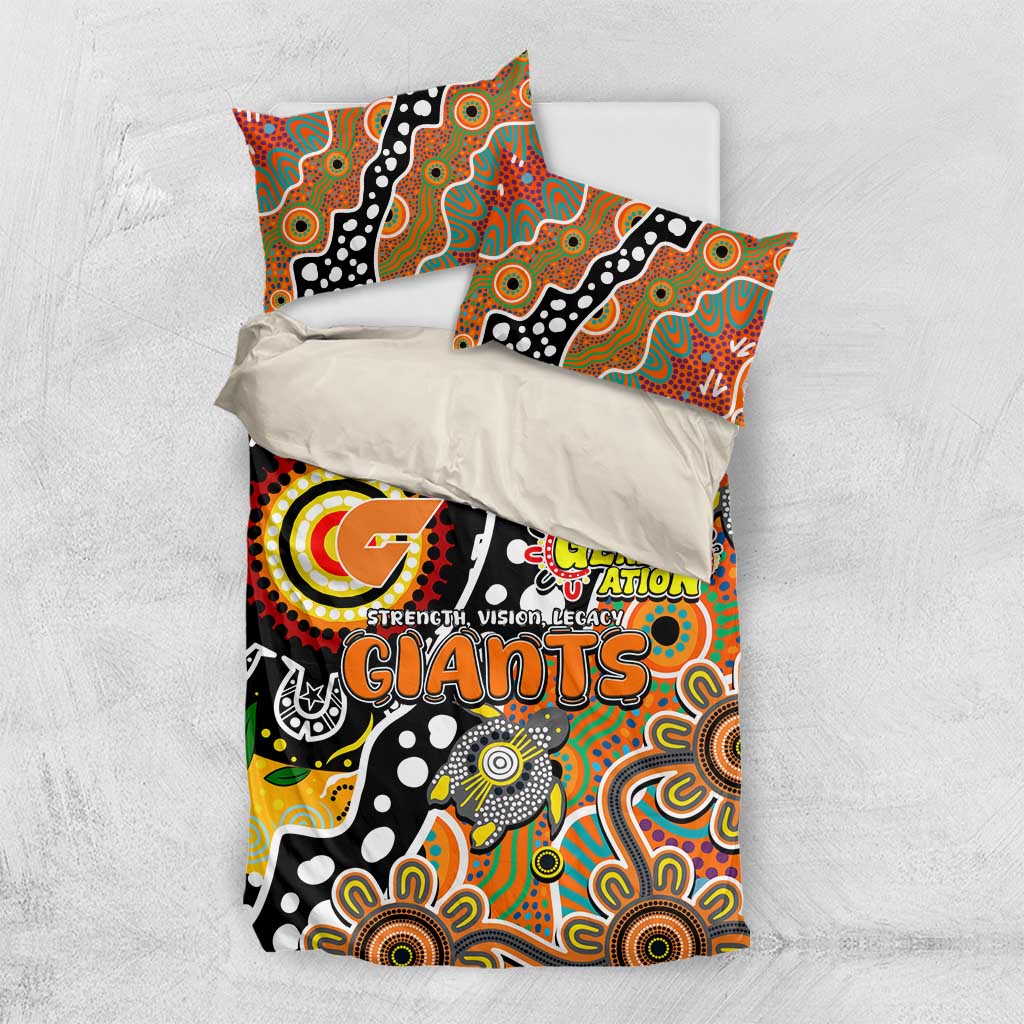 Giants AFL Celebrating 50 Years of Naidoc Bedding Set NAIDOC Week 2025 Aboriginal