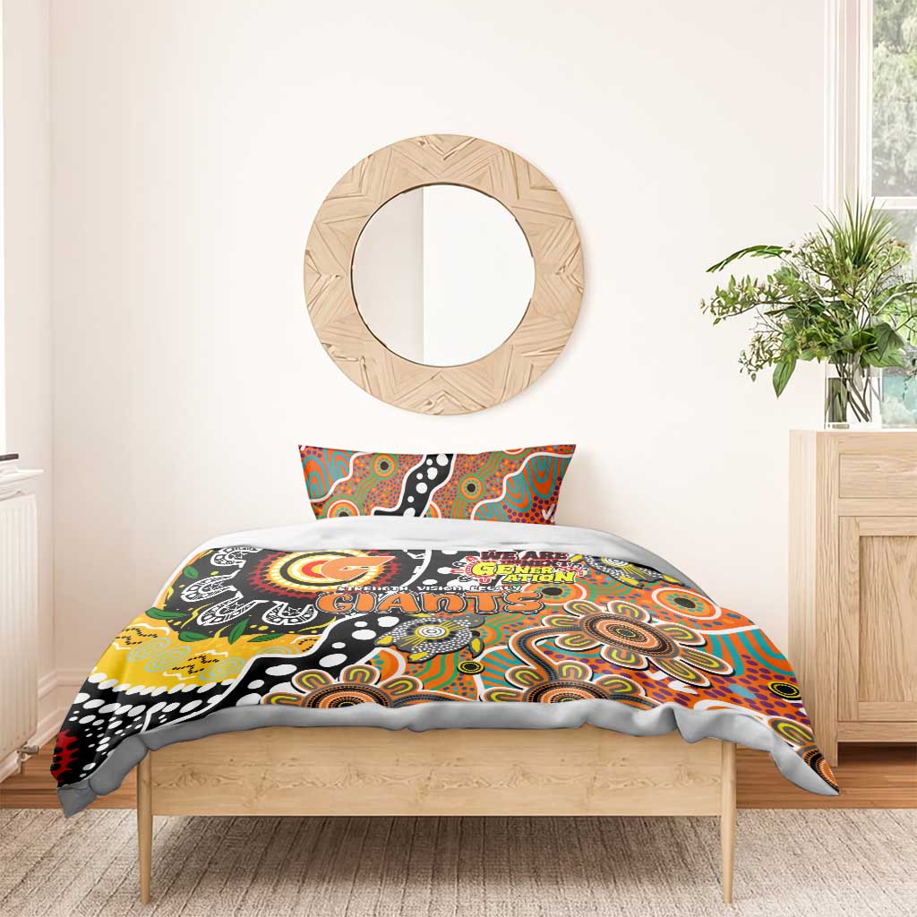 Giants AFL Celebrating 50 Years of Naidoc Bedding Set NAIDOC Week 2025 Aboriginal