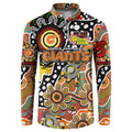 Personalised Giants AFL Celebrating 50 Years of Naidoc Button Sweatshirt NAIDOC Week 2025 Aboriginal