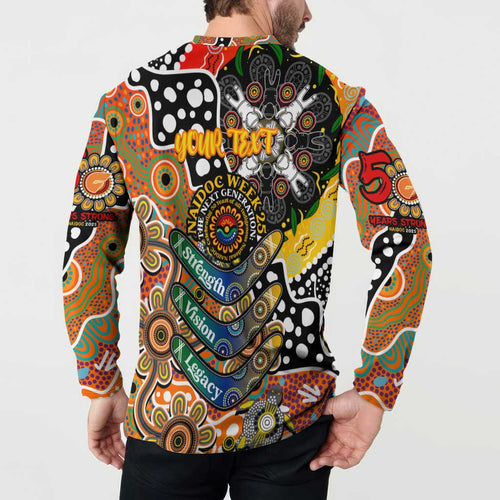 Personalised Giants AFL Celebrating 50 Years of Naidoc Button Sweatshirt NAIDOC Week 2025 Aboriginal