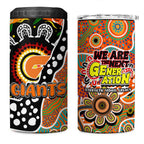 Giants AFL Celebrating 50 Years of Naidoc 4 in 1 Can Cooler Tumbler NAIDOC Week 2025 Aboriginal