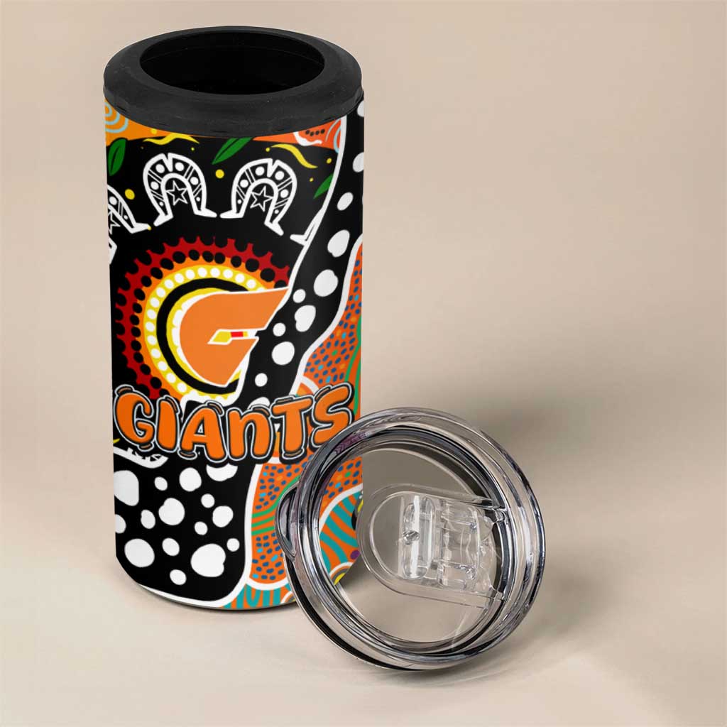 Giants AFL Celebrating 50 Years of Naidoc 4 in 1 Can Cooler Tumbler NAIDOC Week 2025 Aboriginal