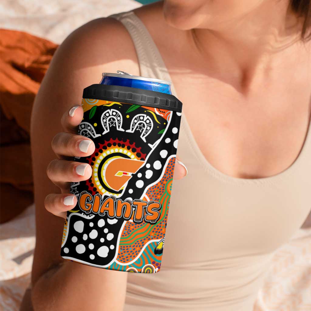 Giants AFL Celebrating 50 Years of Naidoc 4 in 1 Can Cooler Tumbler NAIDOC Week 2025 Aboriginal