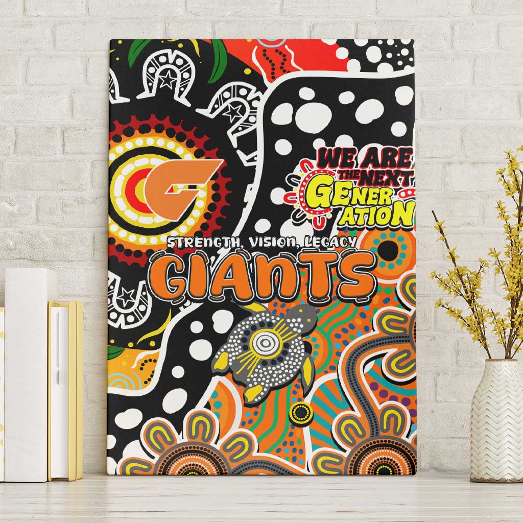Giants AFL Celebrating 50 Years of Naidoc Canvas Wall Art NAIDOC Week 2025 Aboriginal