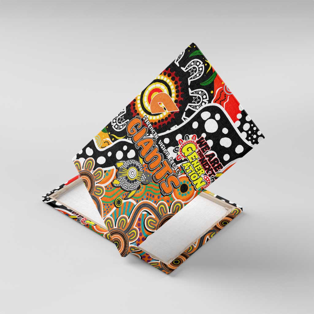 Giants AFL Celebrating 50 Years of Naidoc Canvas Wall Art NAIDOC Week 2025 Aboriginal