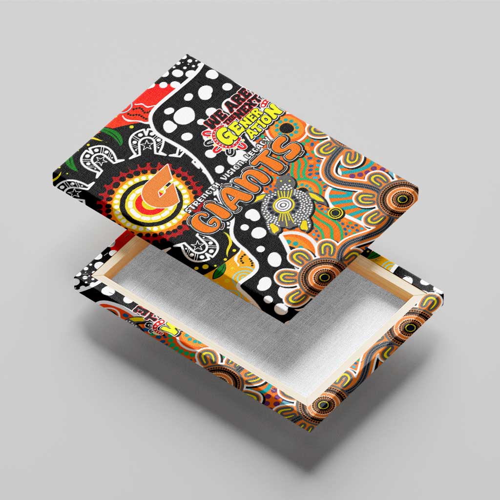 Giants AFL Celebrating 50 Years of Naidoc Canvas Wall Art NAIDOC Week 2025 Aboriginal