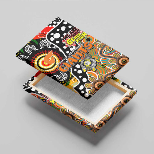 Giants AFL Celebrating 50 Years of Naidoc Canvas Wall Art NAIDOC Week 2025 Aboriginal