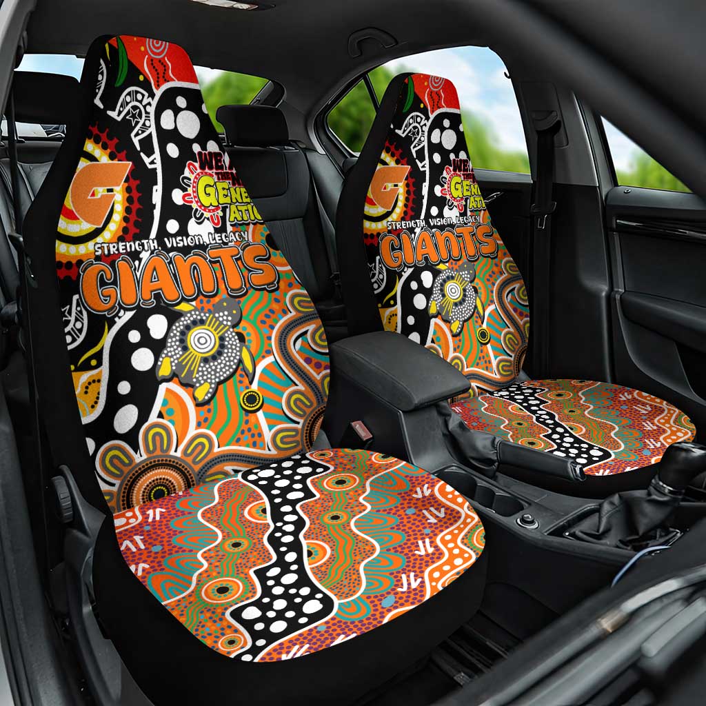 Giants AFL Celebrating 50 Years of Naidoc Car Seat Cover NAIDOC Week 2025 Aboriginal
