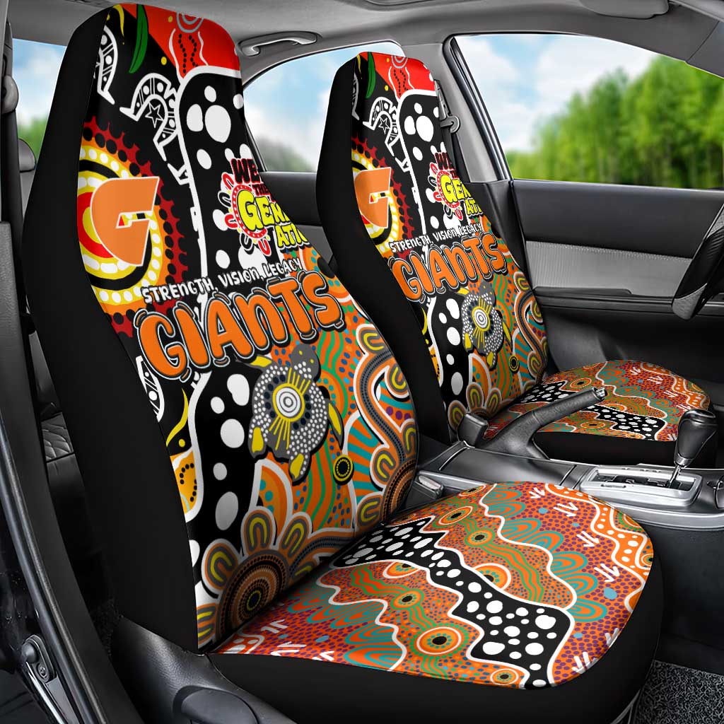 Giants AFL Celebrating 50 Years of Naidoc Car Seat Cover NAIDOC Week 2025 Aboriginal