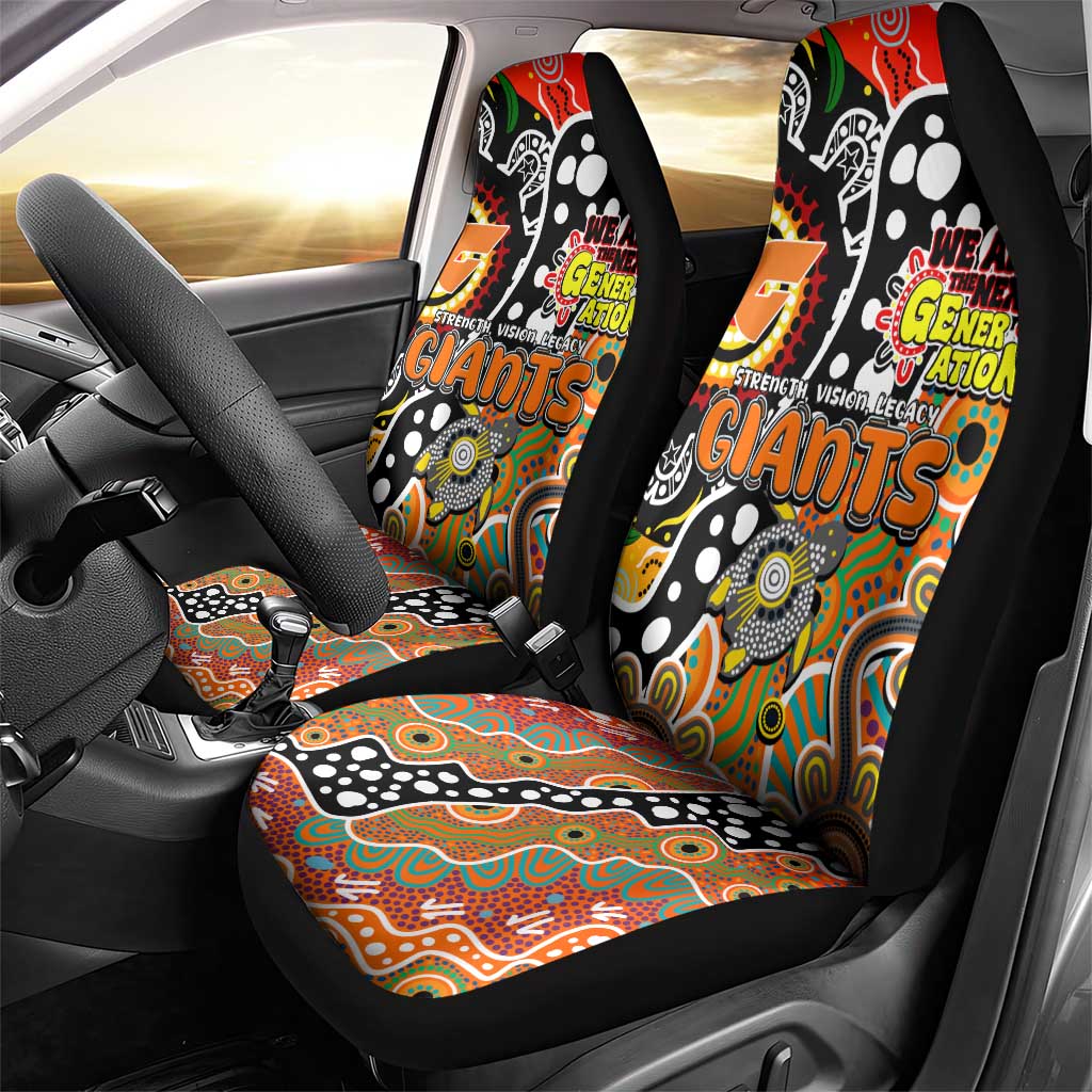 Giants AFL Celebrating 50 Years of Naidoc Car Seat Cover NAIDOC Week 2025 Aboriginal