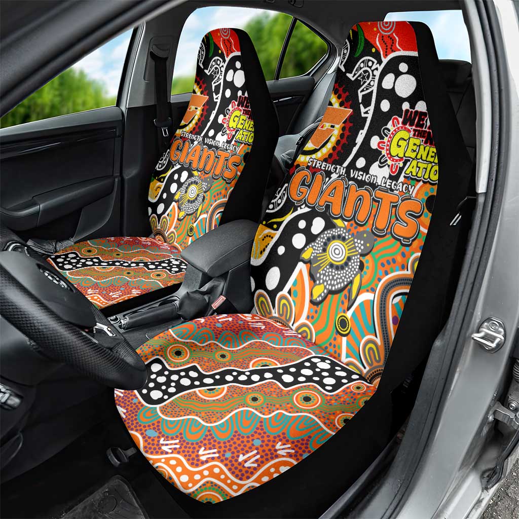 Giants AFL Celebrating 50 Years of Naidoc Car Seat Cover NAIDOC Week 2025 Aboriginal