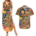 Personalised Giants AFL Celebrating 50 Years of Naidoc Couples Matching Summer Maxi Dress and Hawaiian Shirt NAIDOC Week 2025 Aboriginal