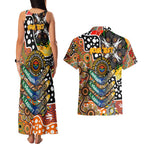 Personalised Giants AFL Celebrating 50 Years of Naidoc Couples Matching Tank Maxi Dress and Hawaiian Shirt NAIDOC Week 2025 Aboriginal