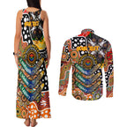 Personalised Giants AFL Celebrating 50 Years of Naidoc Couples Matching Tank Maxi Dress and Long Sleeve Button Shirt NAIDOC Week 2025 Aboriginal