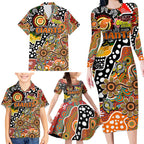 Personalised Giants AFL Celebrating 50 Years of Naidoc Family Matching Long Sleeve Bodycon Dress and Hawaiian Shirt NAIDOC Week 2025 Aboriginal