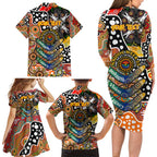 Personalised Giants AFL Celebrating 50 Years of Naidoc Family Matching Long Sleeve Bodycon Dress and Hawaiian Shirt NAIDOC Week 2025 Aboriginal