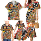 Personalised Giants AFL Celebrating 50 Years of Naidoc Family Matching Mermaid Dress and Hawaiian Shirt NAIDOC Week 2025 Aboriginal