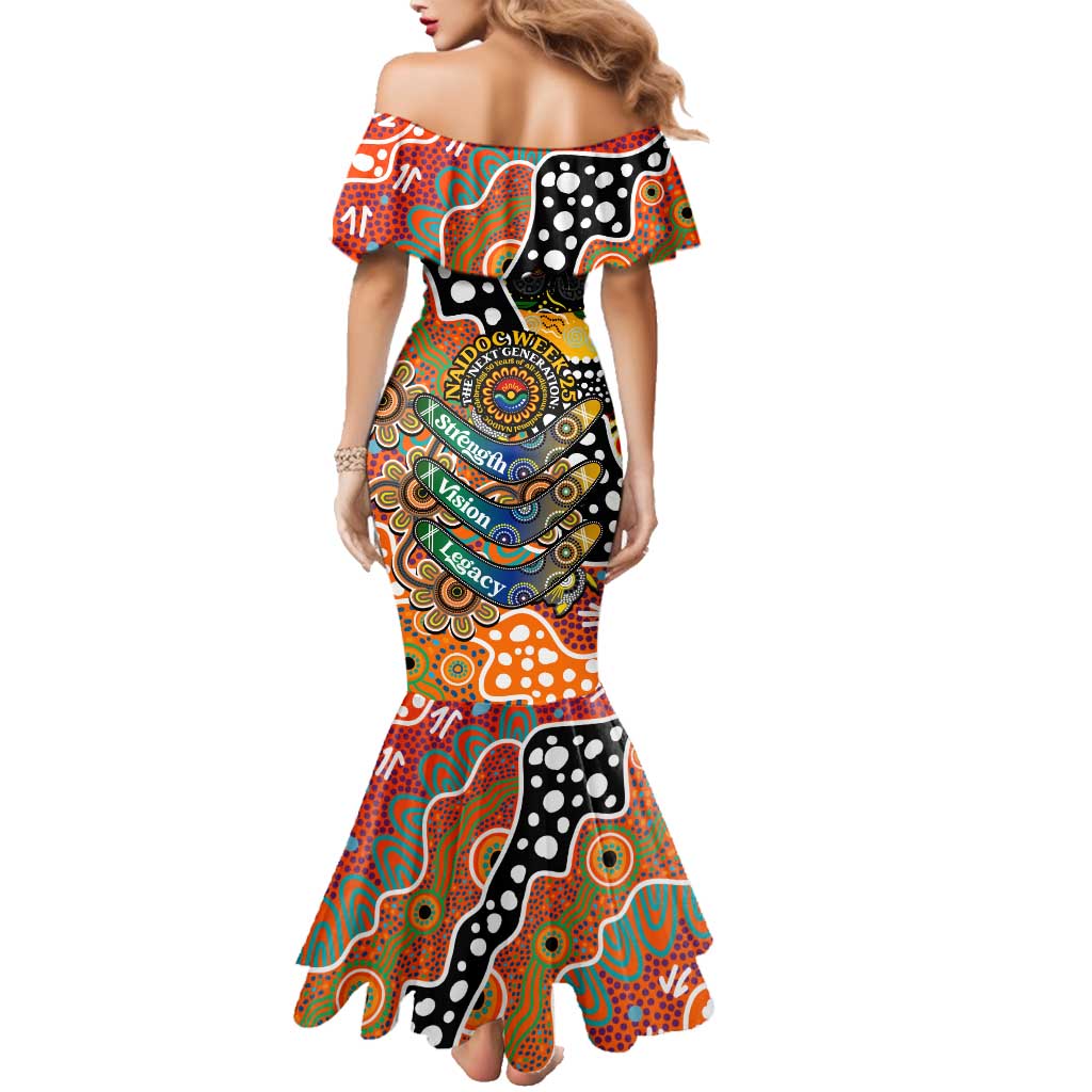 Personalised Giants AFL Celebrating 50 Years of Naidoc Family Matching Mermaid Dress and Hawaiian Shirt NAIDOC Week 2025 Aboriginal